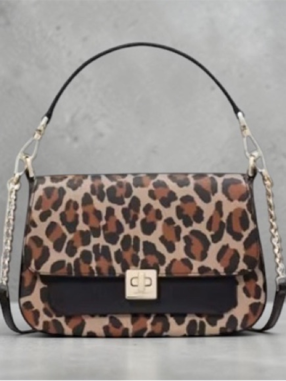 NWT kate Spade New York Phoebe Spotted Leopard Small Flap Hand Crossbody Bag